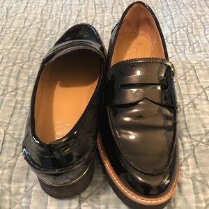 Women’s Black Patent Leather Loafers